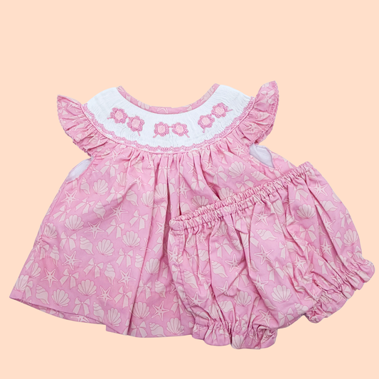 Pink Sunnies Diaper Cover Set