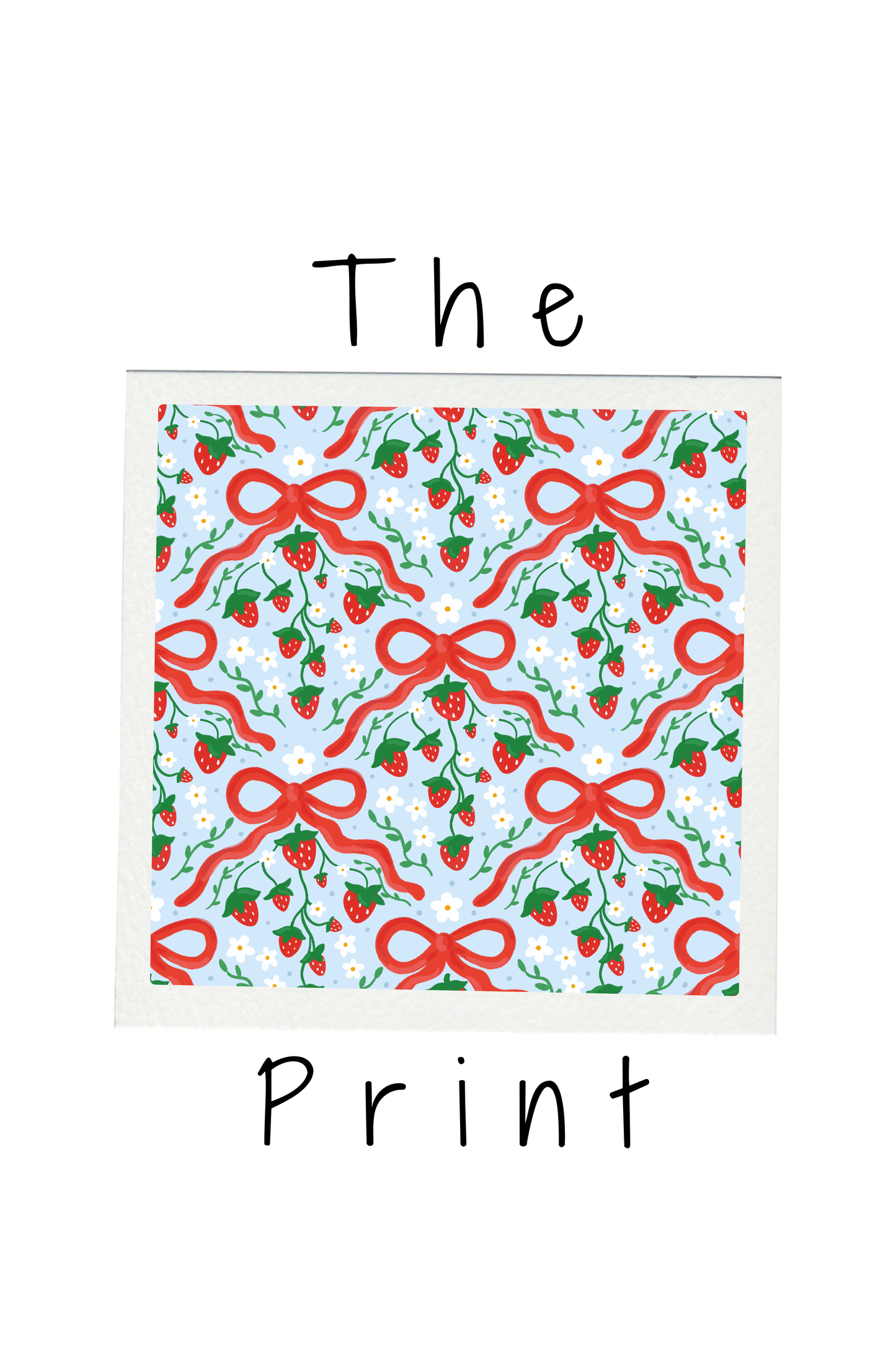 Strawberry Bows Ruffle Romper