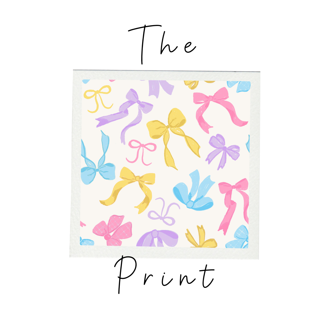 Pastel Bows Premium PJ Set (FINAL SALE)