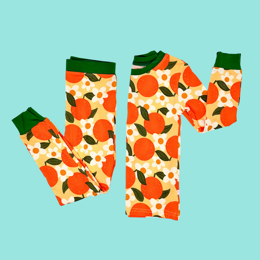 Tangerine Premium PJ Set (FINAL SALE)