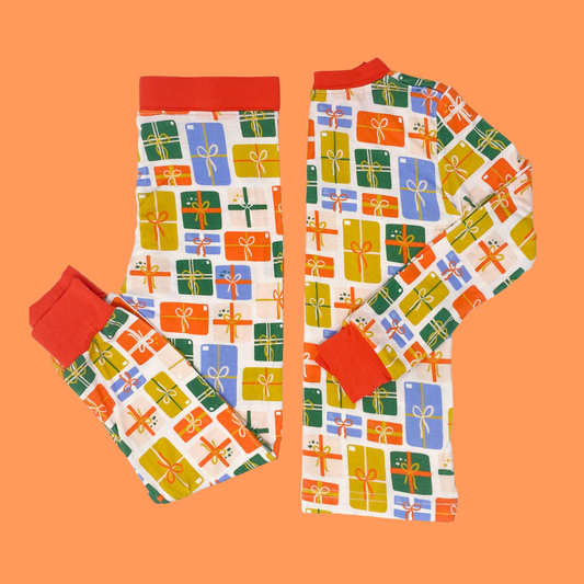 Gift Wrap PJ Set (FINAL SALE)