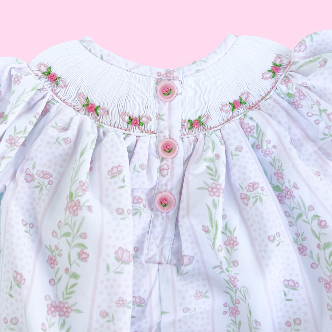 Pink Floral Big Sister Dress