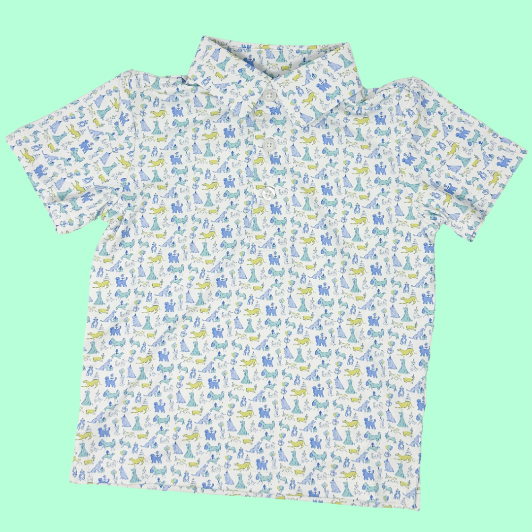 Party Puppy Boys' Polo