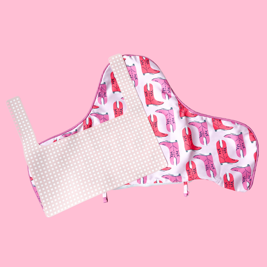 Pink Boots Cushion Cover (insert sold separately)