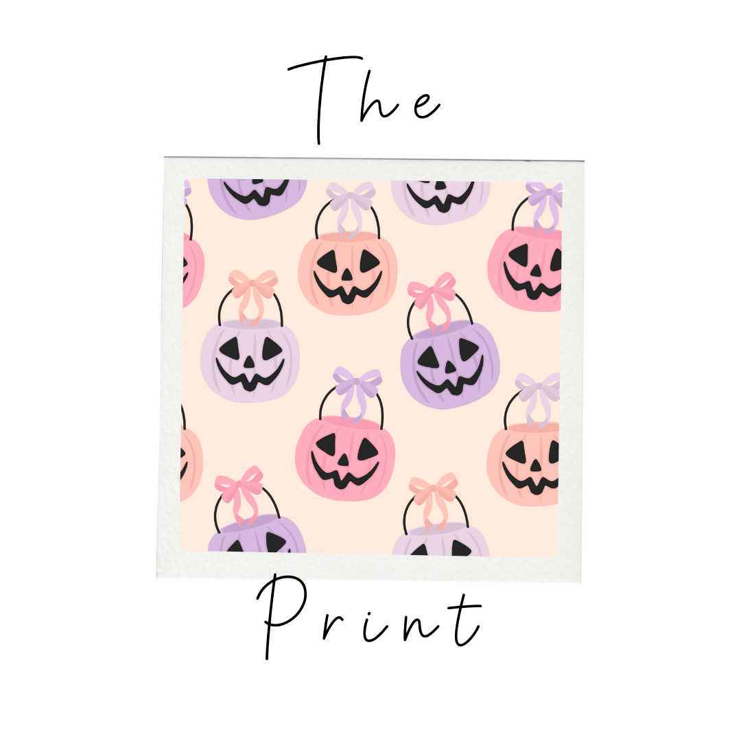 Pink Halloween Bucket Premium PJ Set