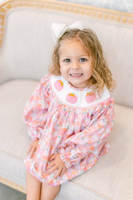 Allie Pumpkin Diaper Set Cover