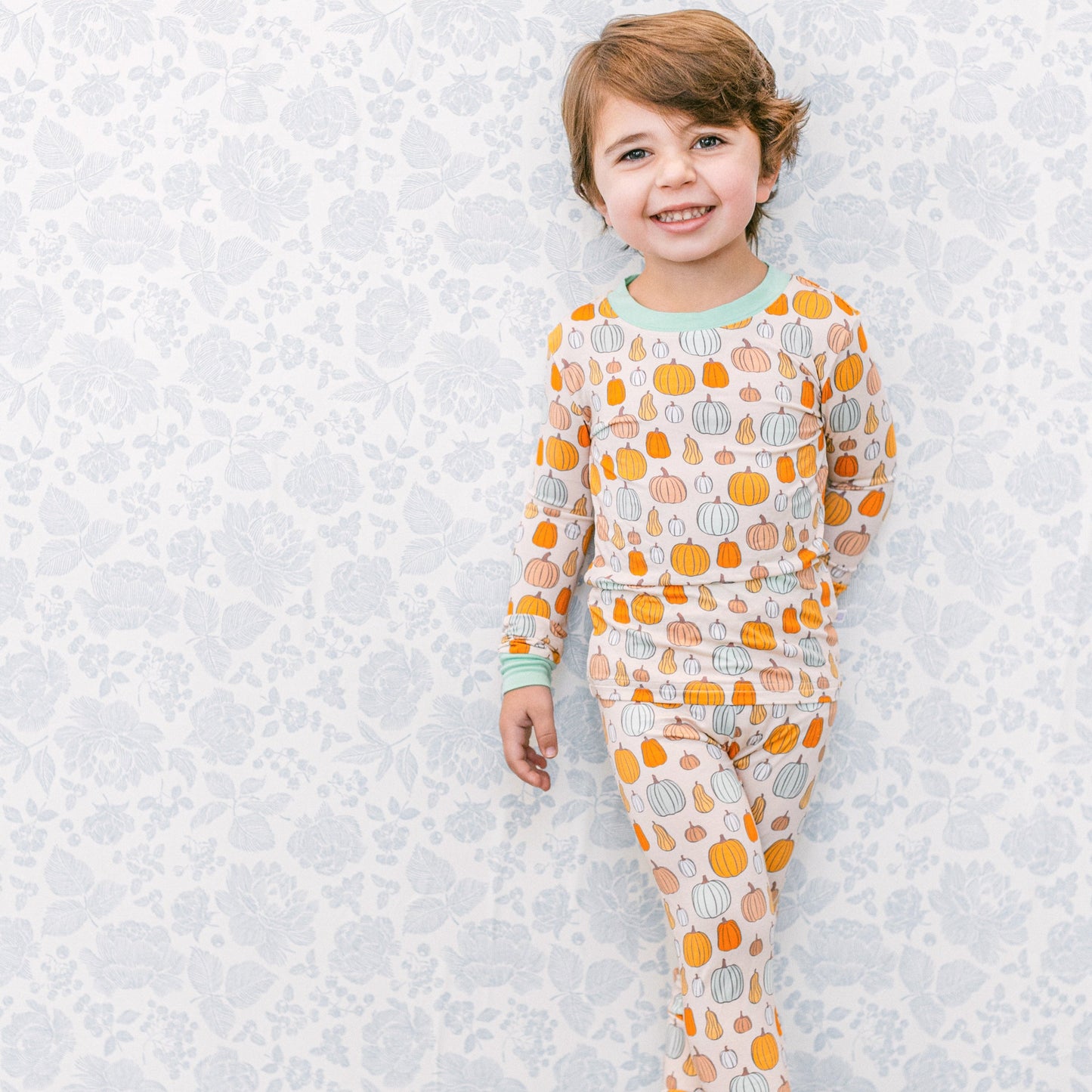 Orange Pumpkins Premium PJ Set