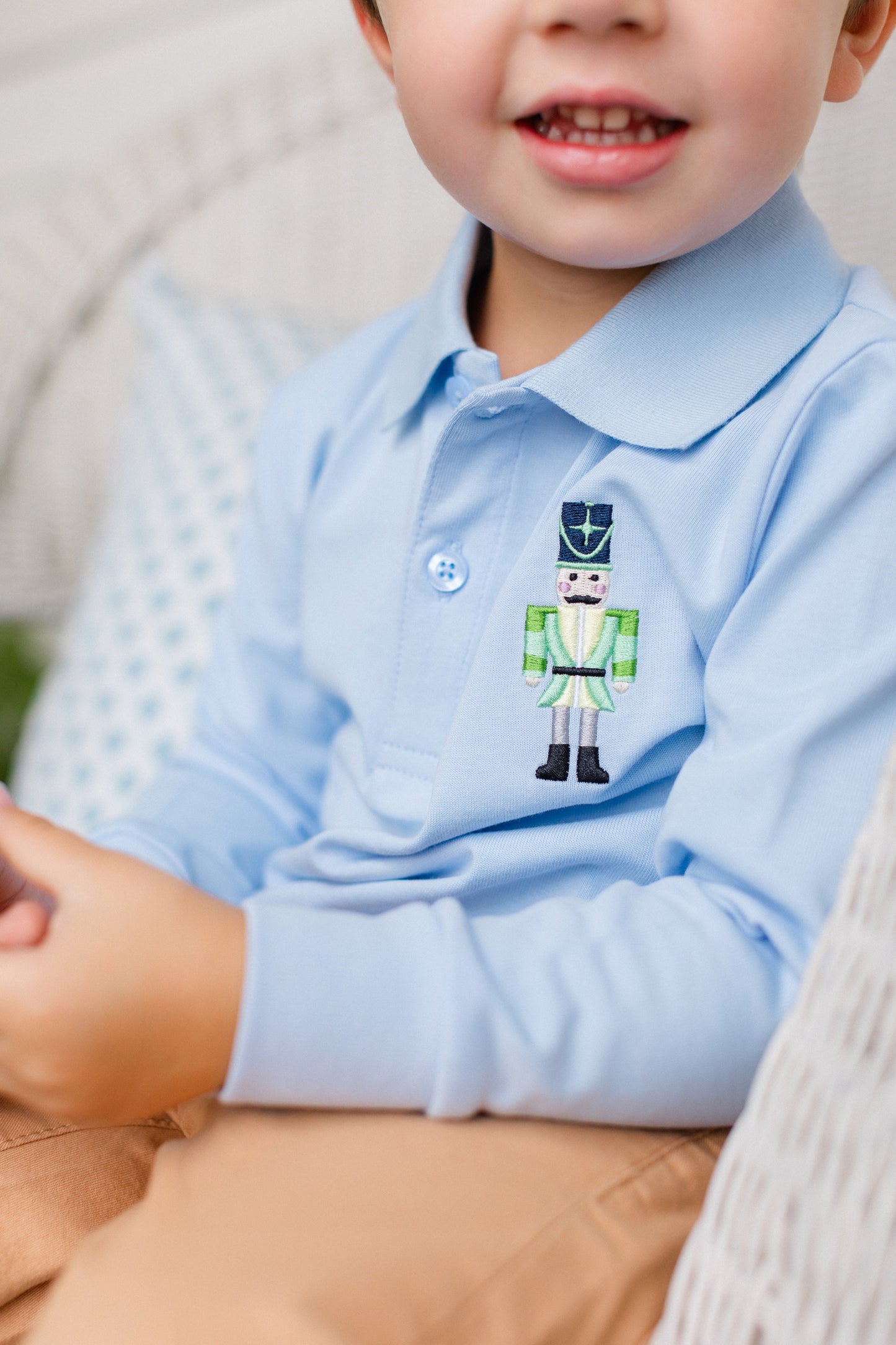 Nutcracker Long Sleeve Boys' Polo