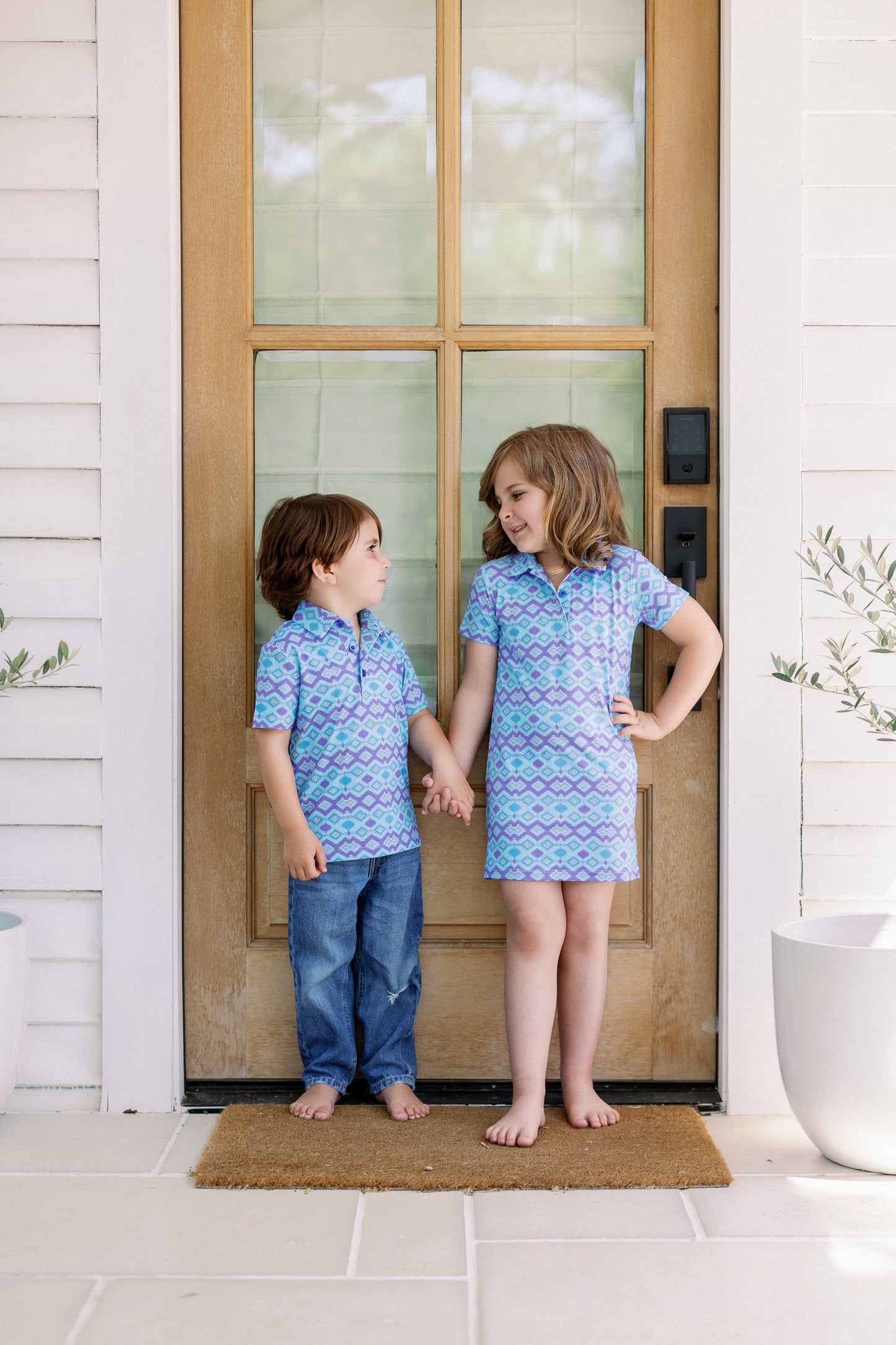 Aztec Polo Dress