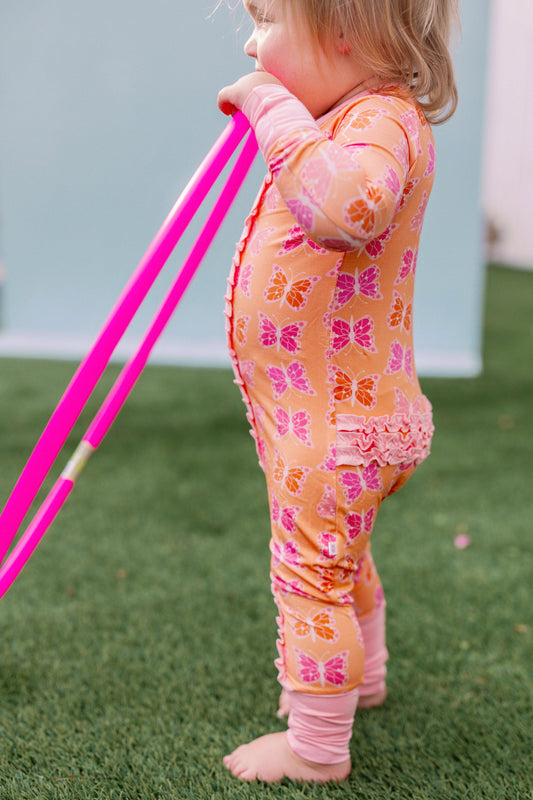 Fly Away Premium Ruffle Romper