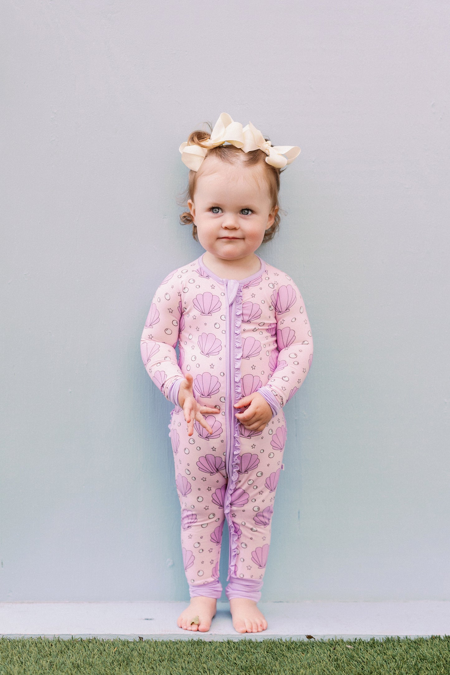 Pearl Premium Ruffle Romper