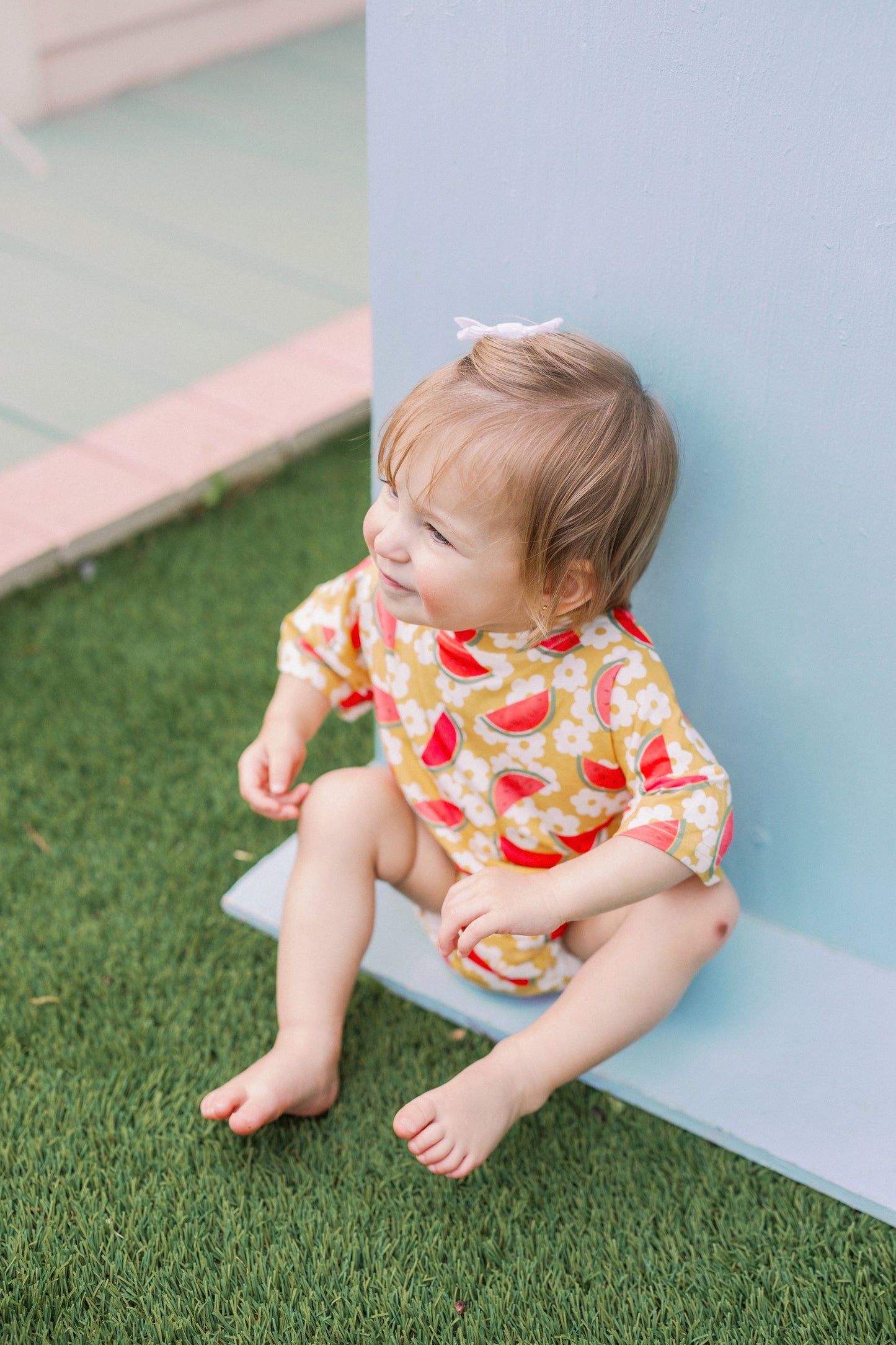 Floral Watermelon T-Shirt Bubble