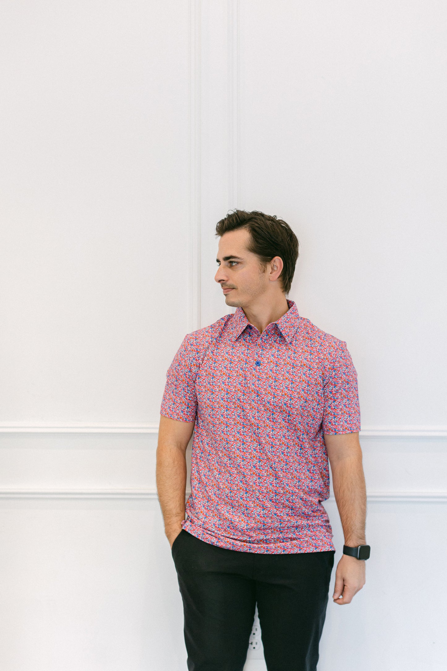 Beau Floral Men's Polo (FINAL SALE)