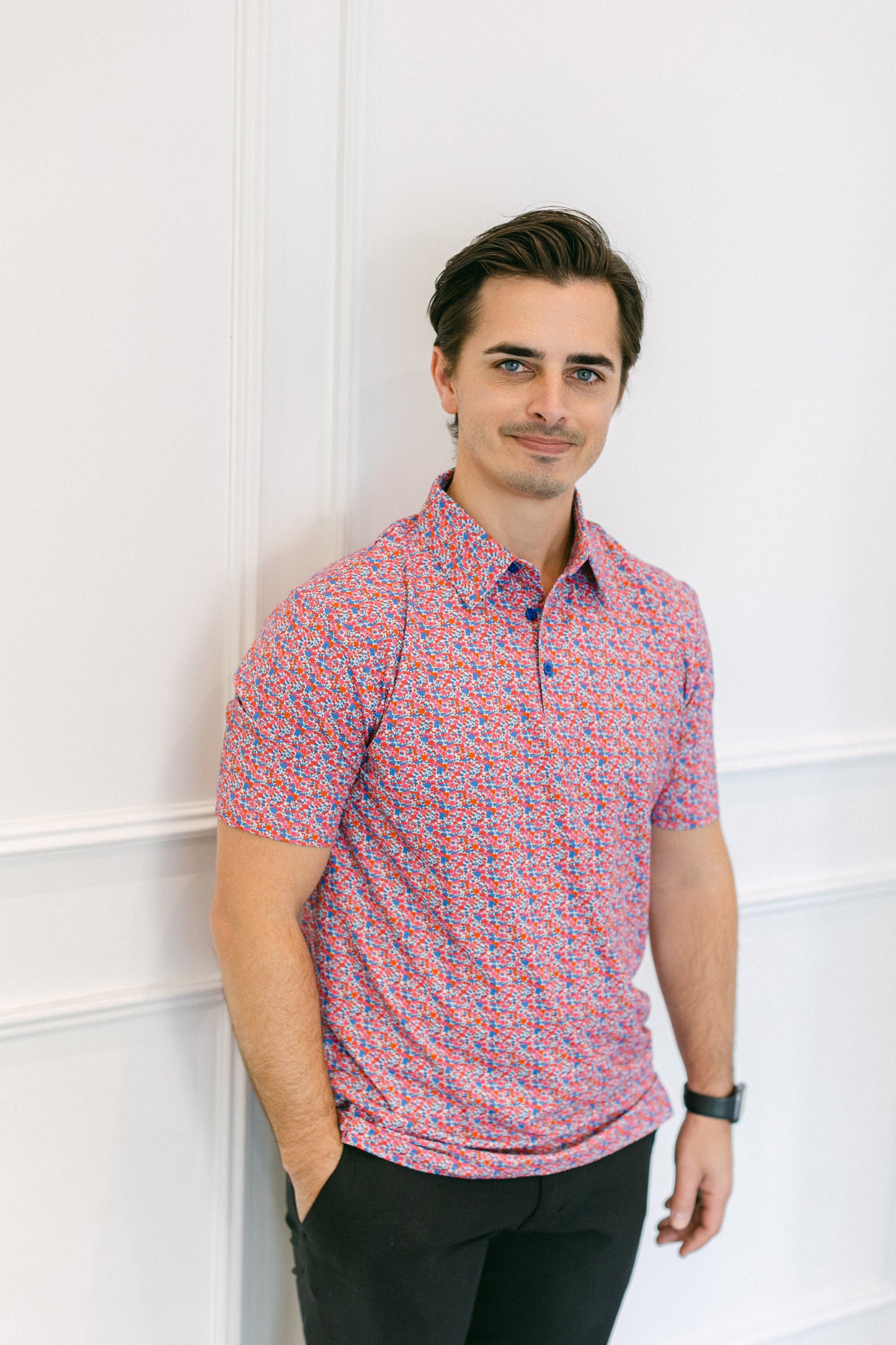 Beau Floral Men's Polo (FINAL SALE)