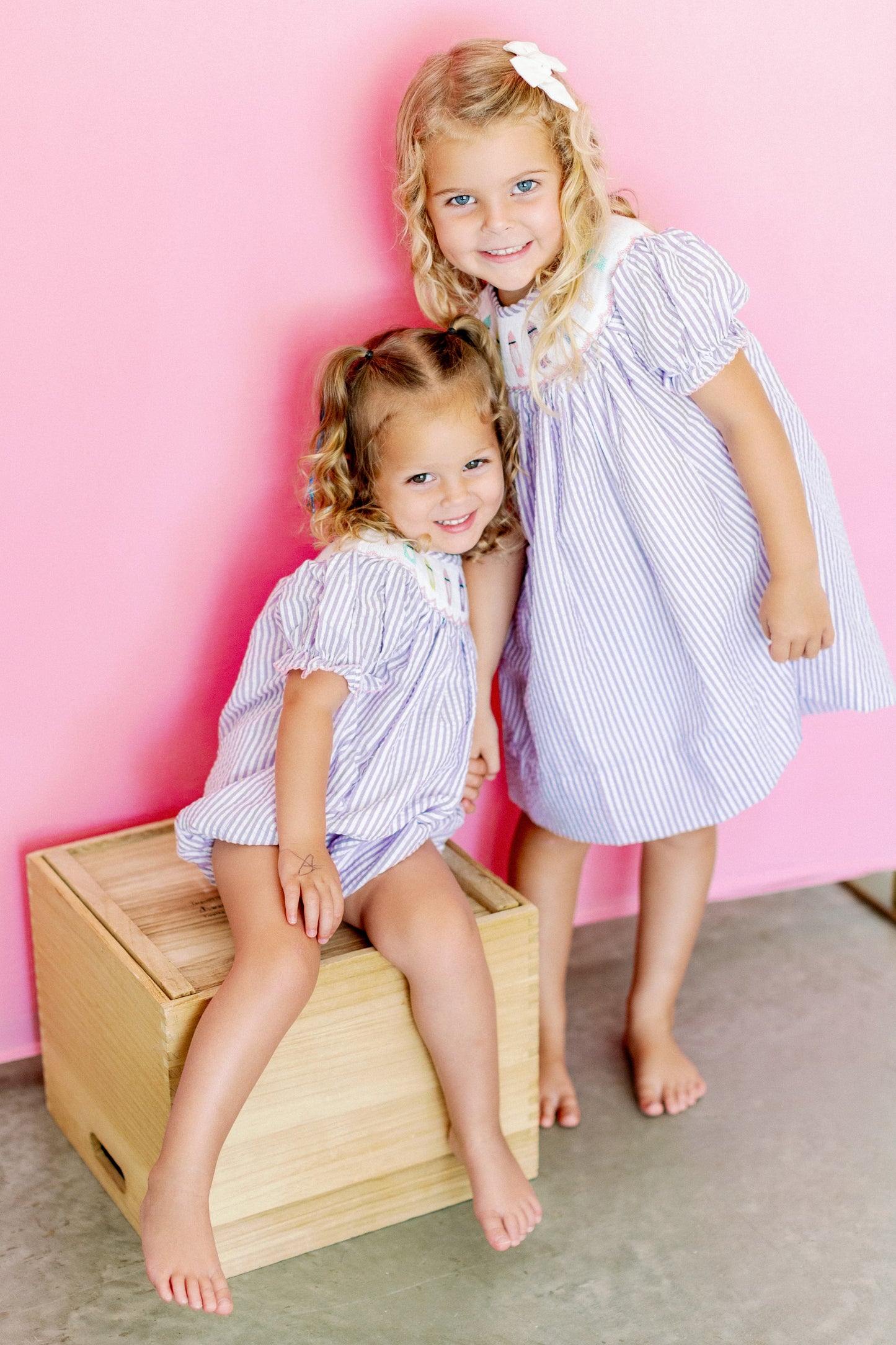 Purple Crayon Dress (FINAL SALE)