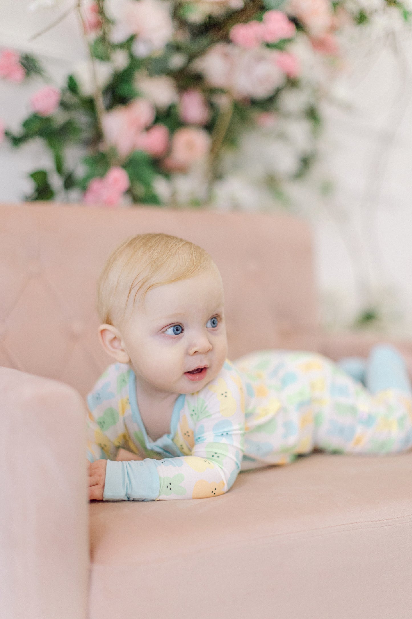 Blue Bunny Premium Zipper Romper (FINAL SALE)