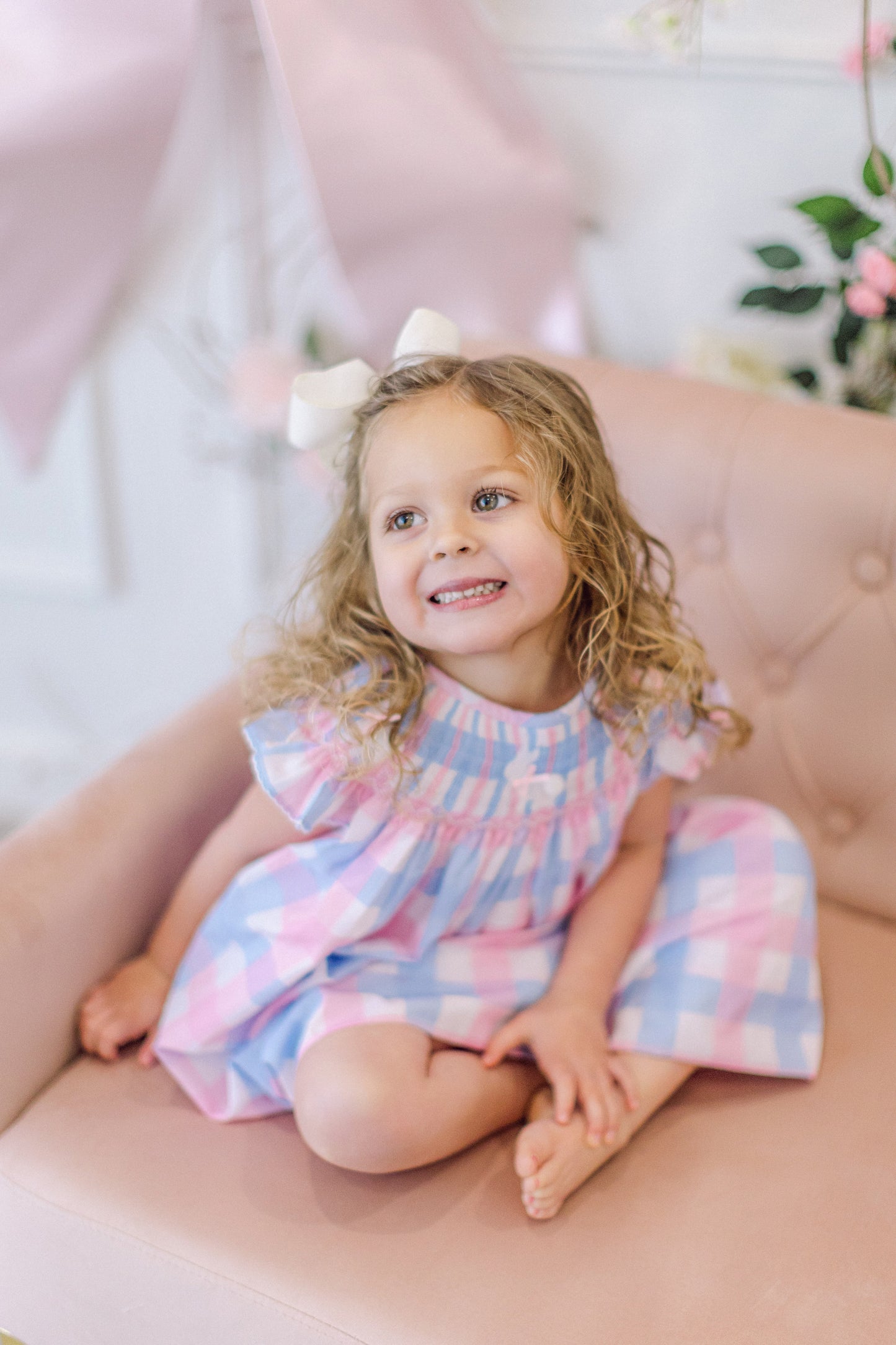 Check Bunny Dress (FINAL SALE)