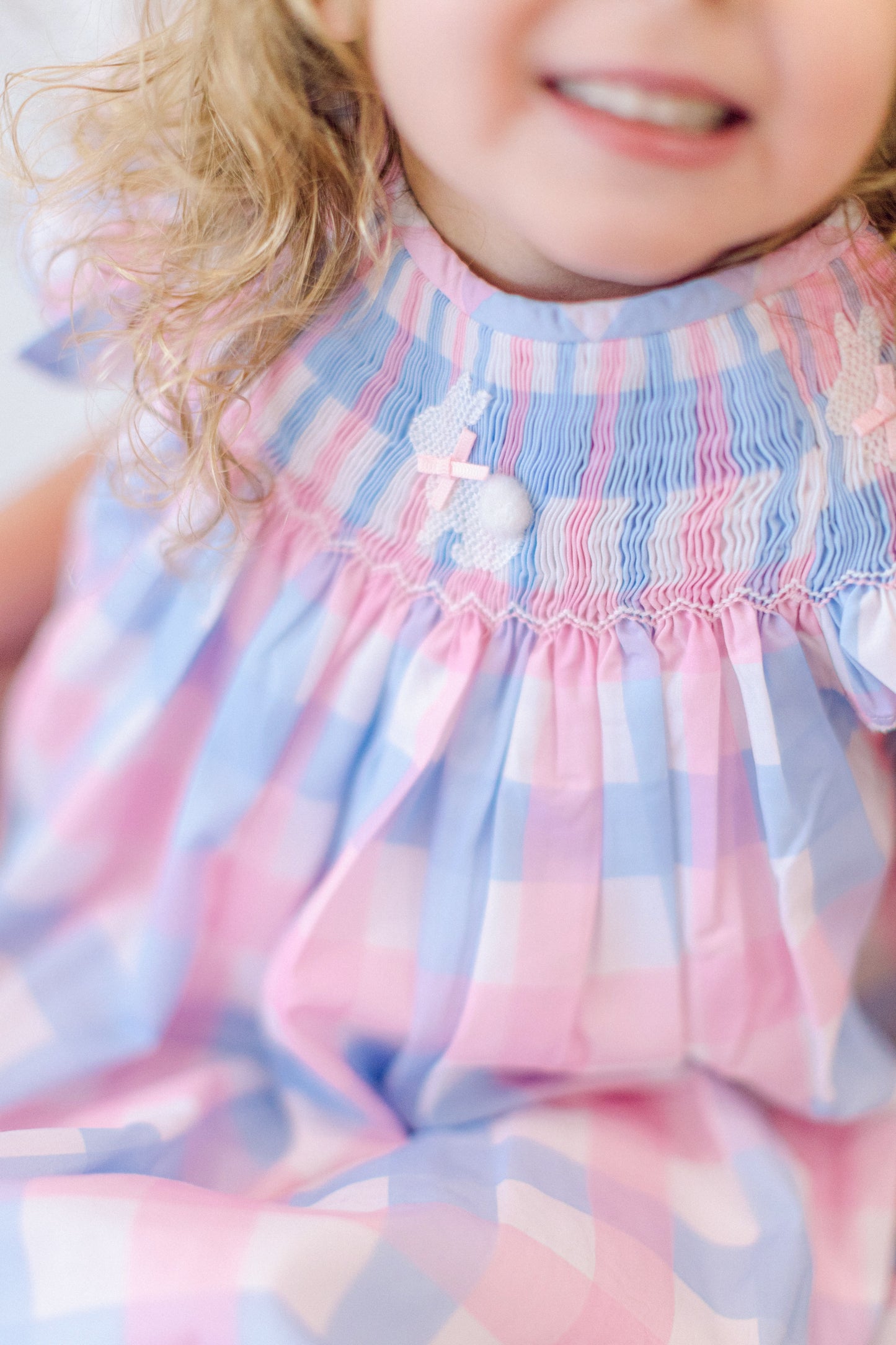 Check Bunny Dress (FINAL SALE)