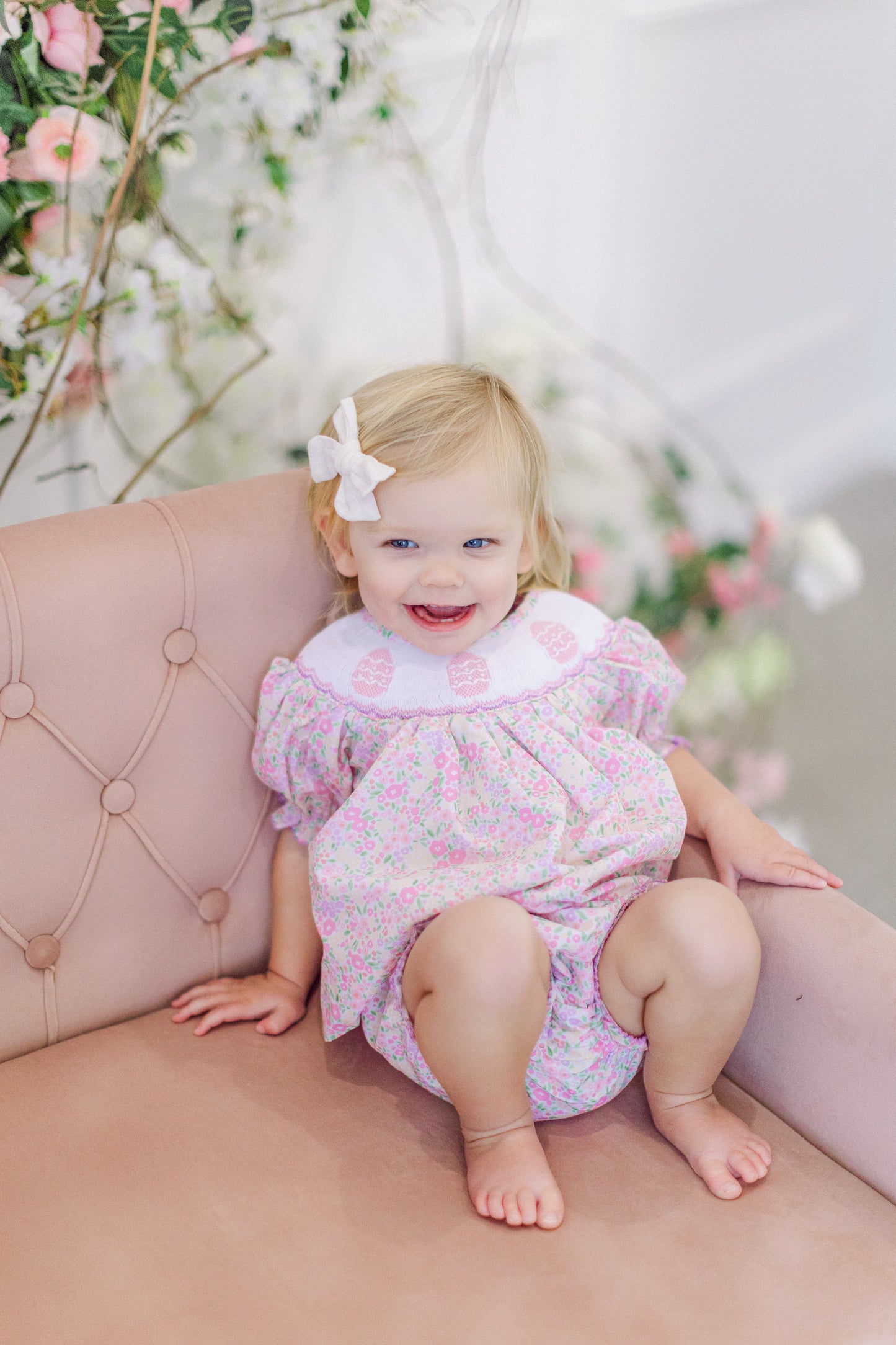 Floral Egg Diaper Cover Set (FINAL SALE)