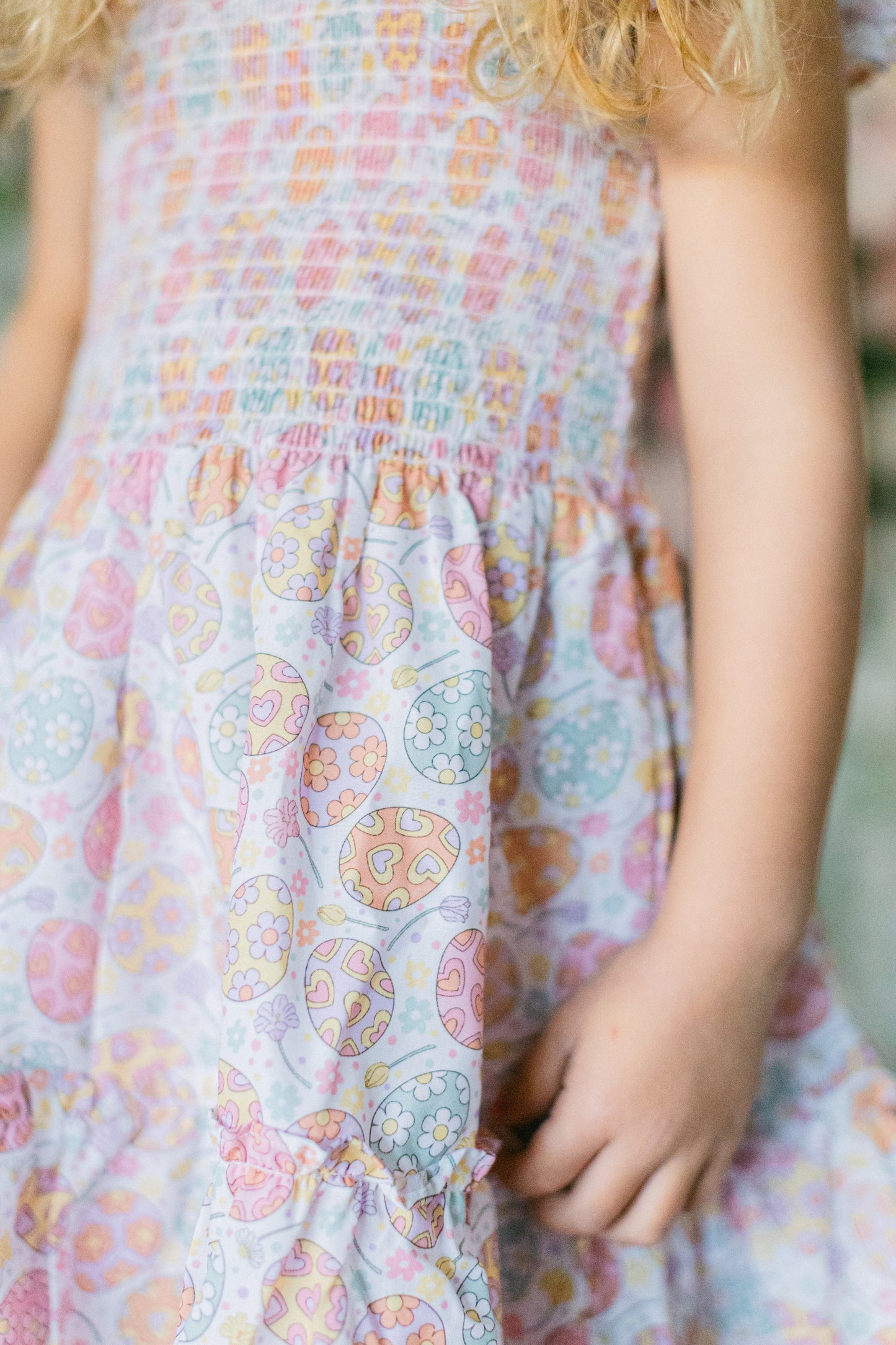 Floral Easter Egg Dress (FINAL SALE)