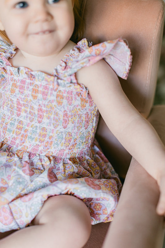 Floral Easter Egg Bubble (FINAL SALE)