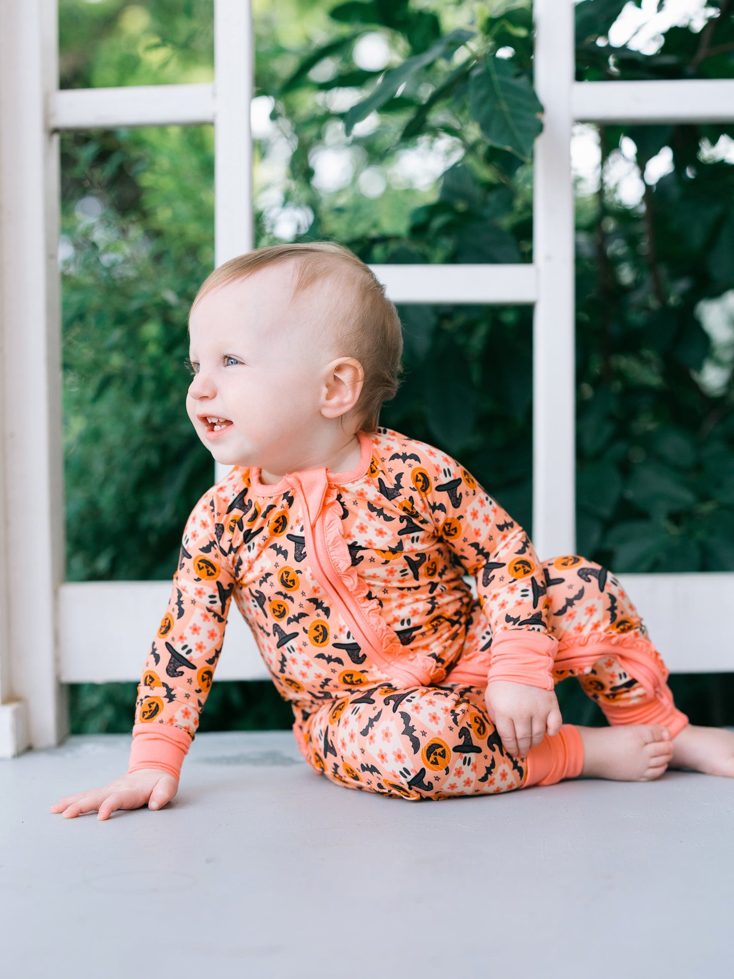 Ghoulie Girl Premium Ruffle Romper