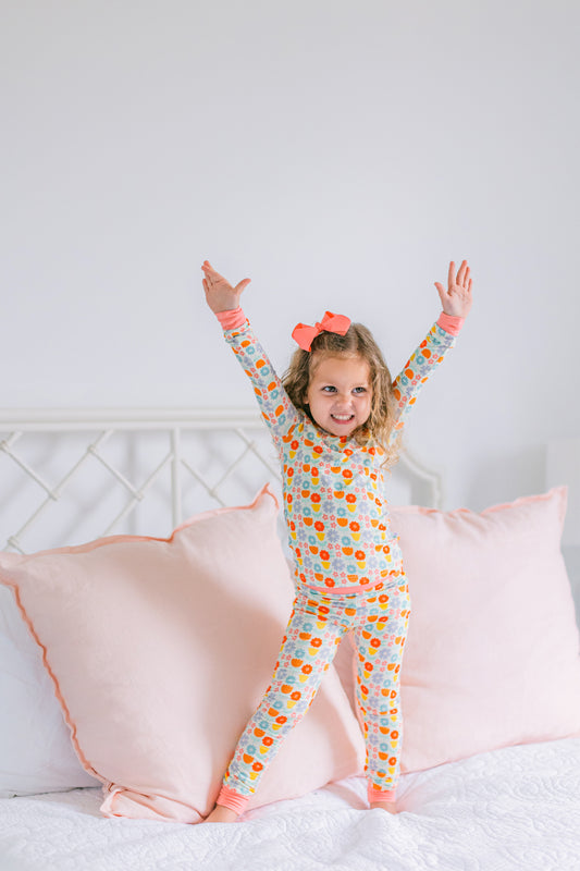 You Grow Girl Floral PJ Set (FINAL SALE)