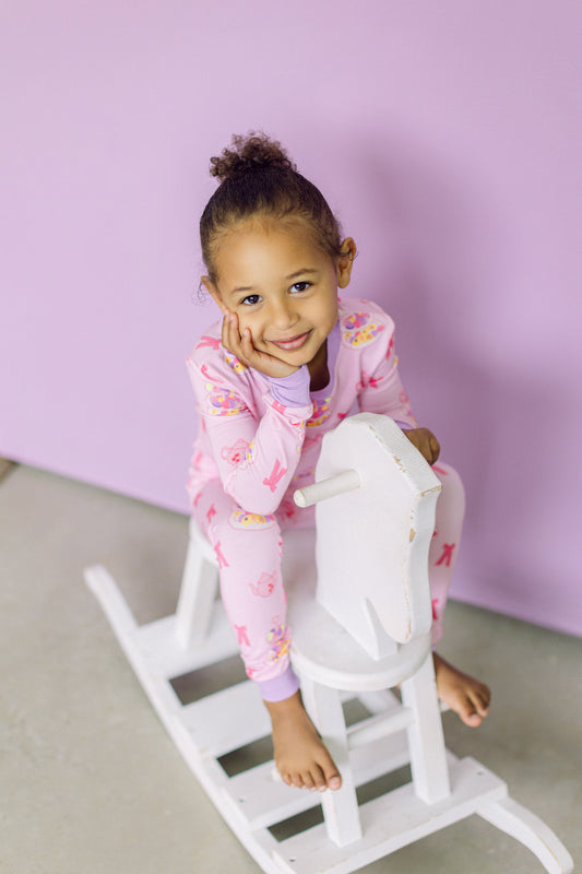 Tea Party Premium PJ Set (FINAL SALE)