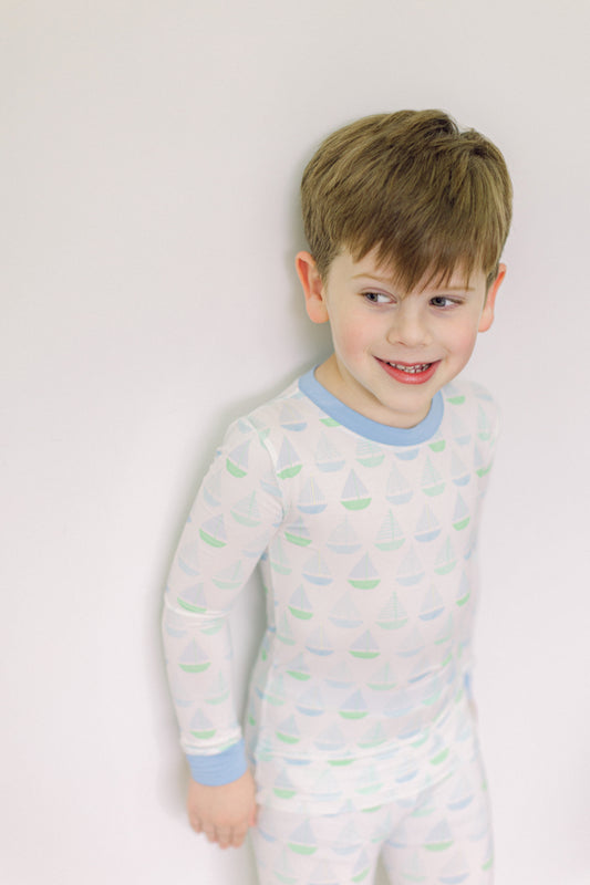 Sailboat Premium PJ Set (SALE)