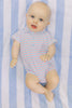 Red, White and Blue Stripes Polo Onesie