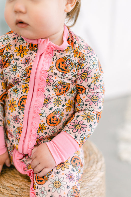 Trick or Treat Premium Ruffle Romper