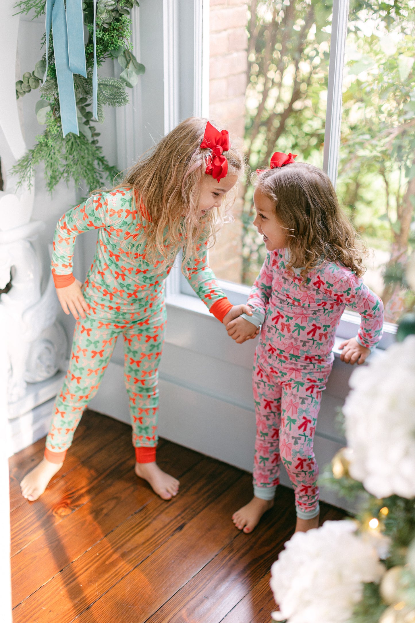 Festive Bows Premium PJ Set