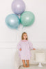 Pink smocked birthday dress