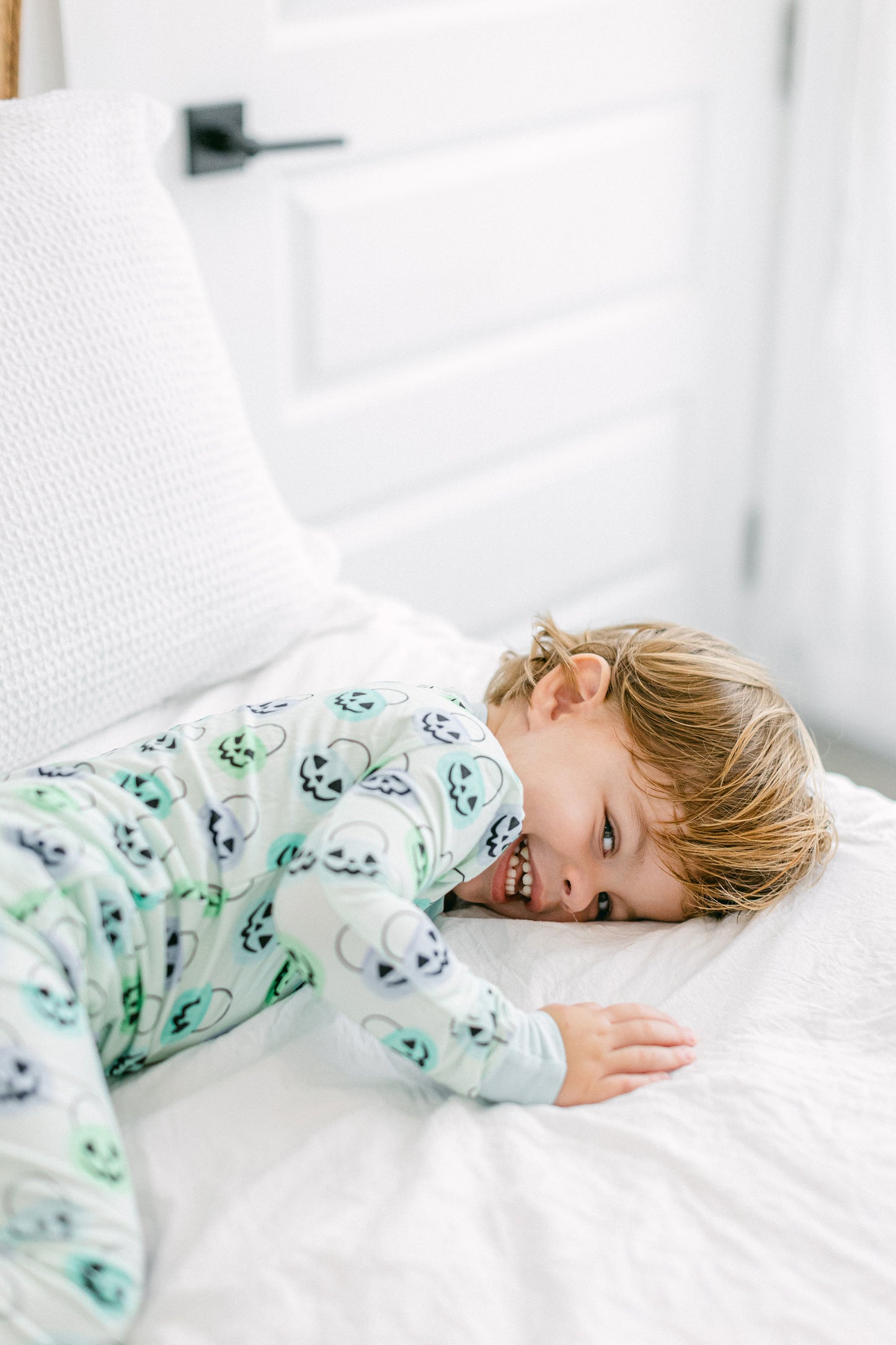 Green Halloween Bucket Premium PJ Set