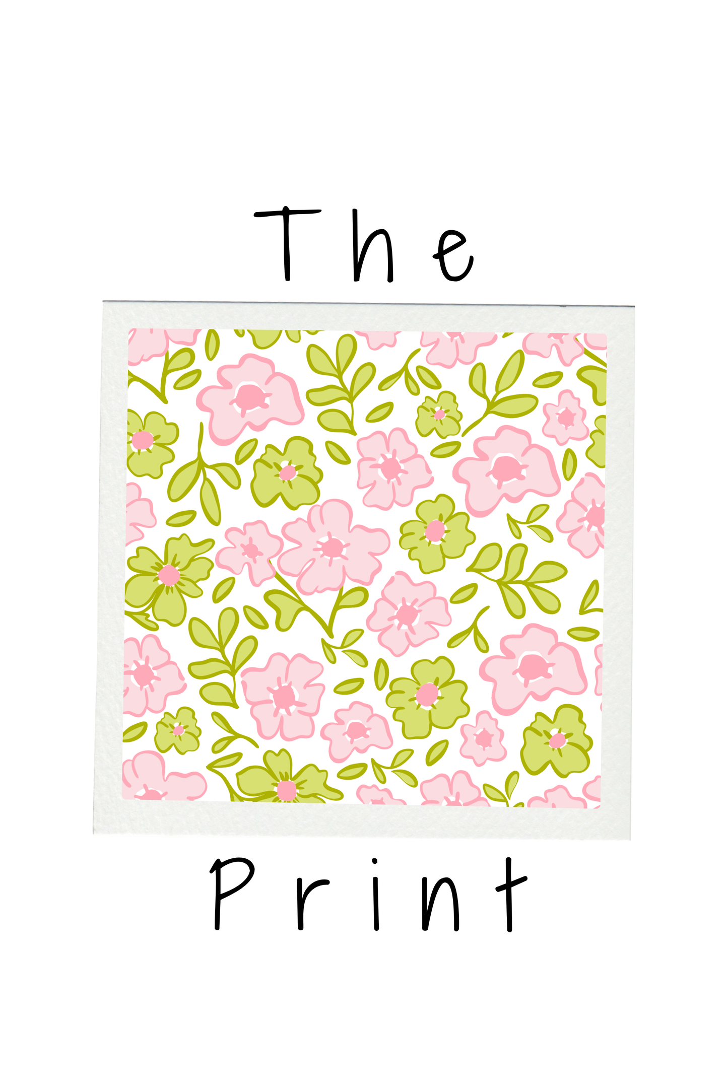 Pink and Green Floral Mom PJ Set