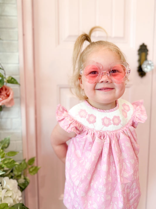 Pink Sunnies Diaper Cover Set