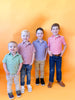 Orange Stripe Boys' Polo