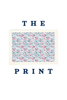 Pink and Blue Floral Men's Polo