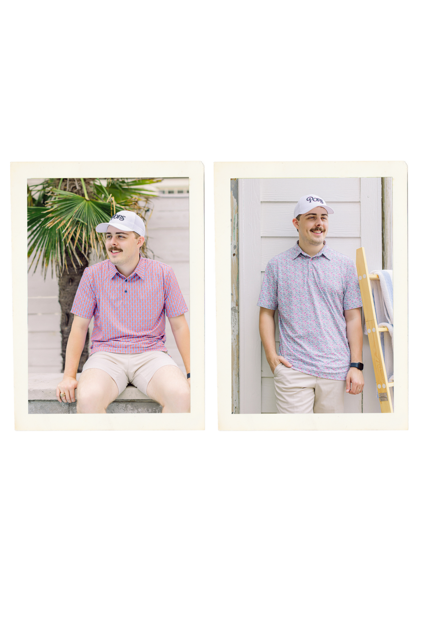 White and Black Pops Hat