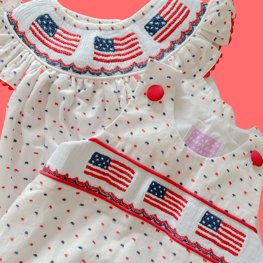 Swiss Dot Flag Bubble (FINAL SALE)