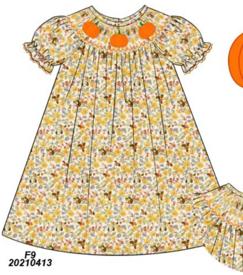 Maggie Pumpkin Dress
