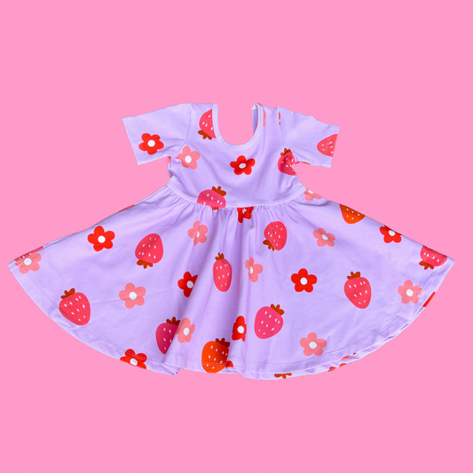 Strawberry Twirl Dress