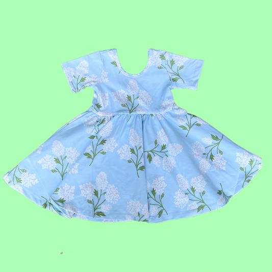 Hydrangea Twirl Dress