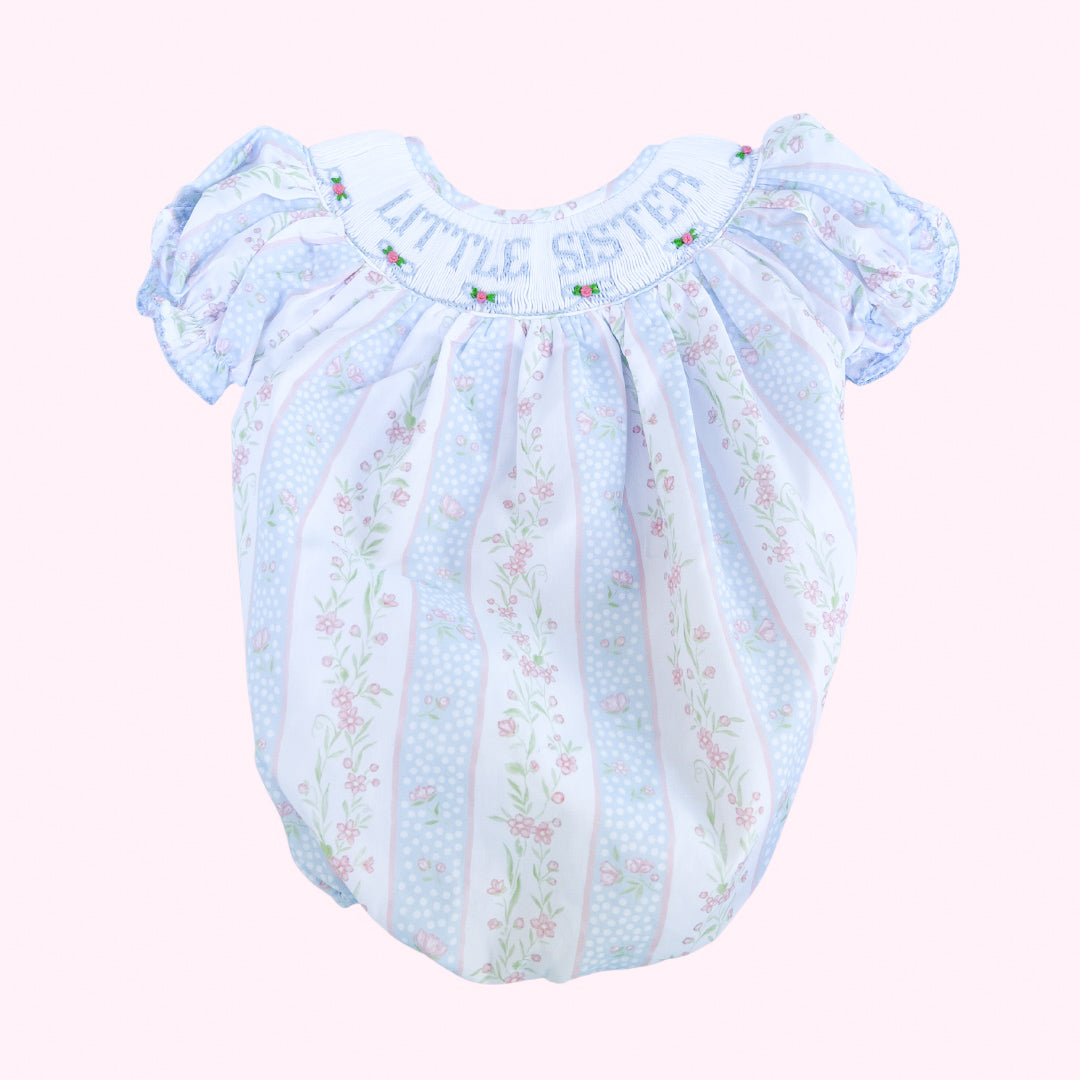 Poppy Heart Stripes Baby Onesie Poppy Heart Stripes Baby Onesie