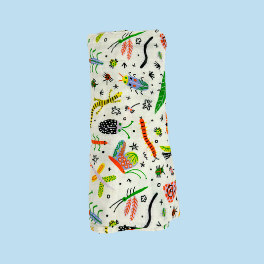 Cutie Crawlers Muslin Swaddle (FINAL SALE)