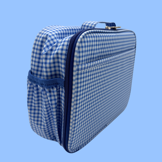 Blue Gingham Lunchbox