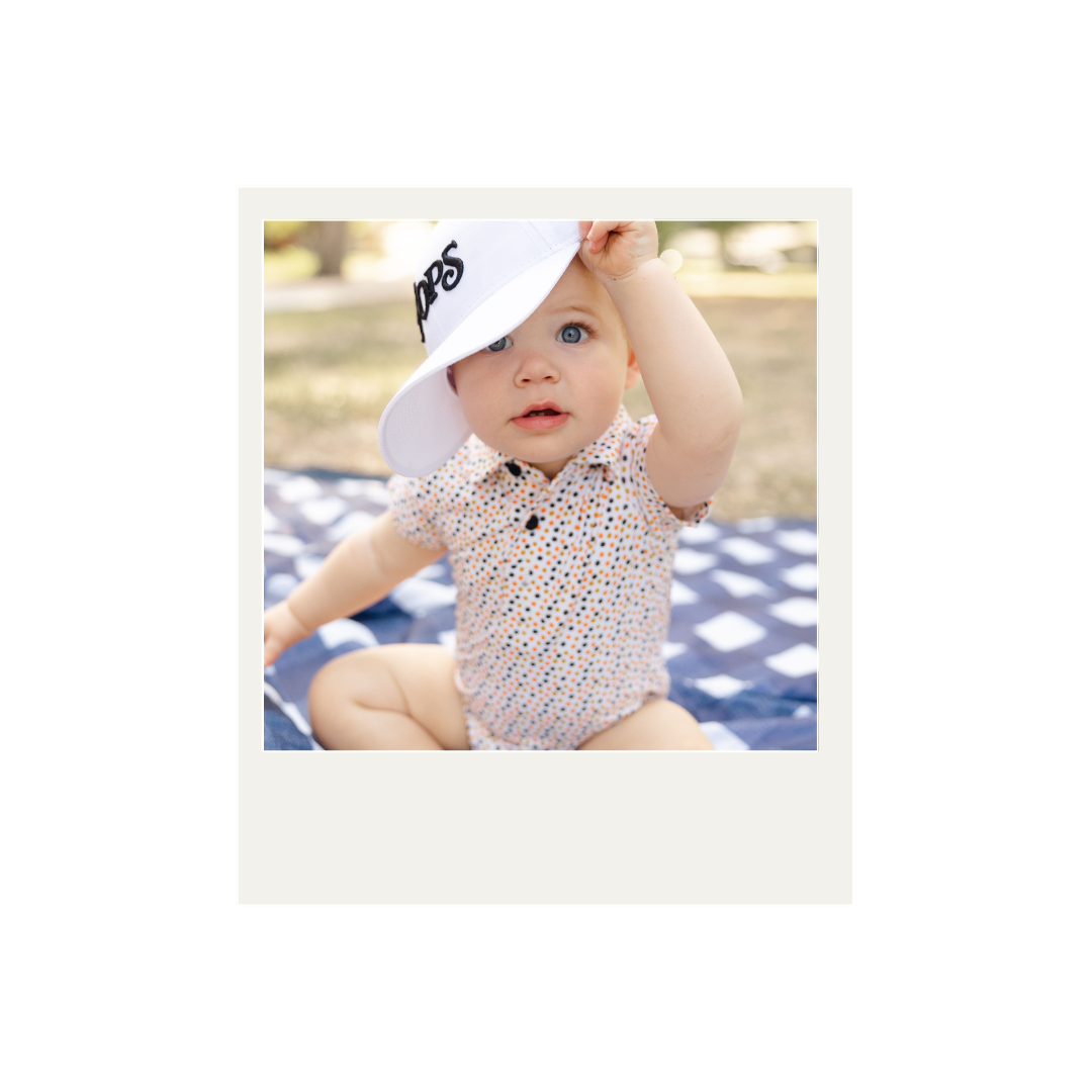 Freddy Dots Polo Onesie