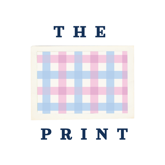 Pink and Blue Check Men's Polo (FINAL SALE)