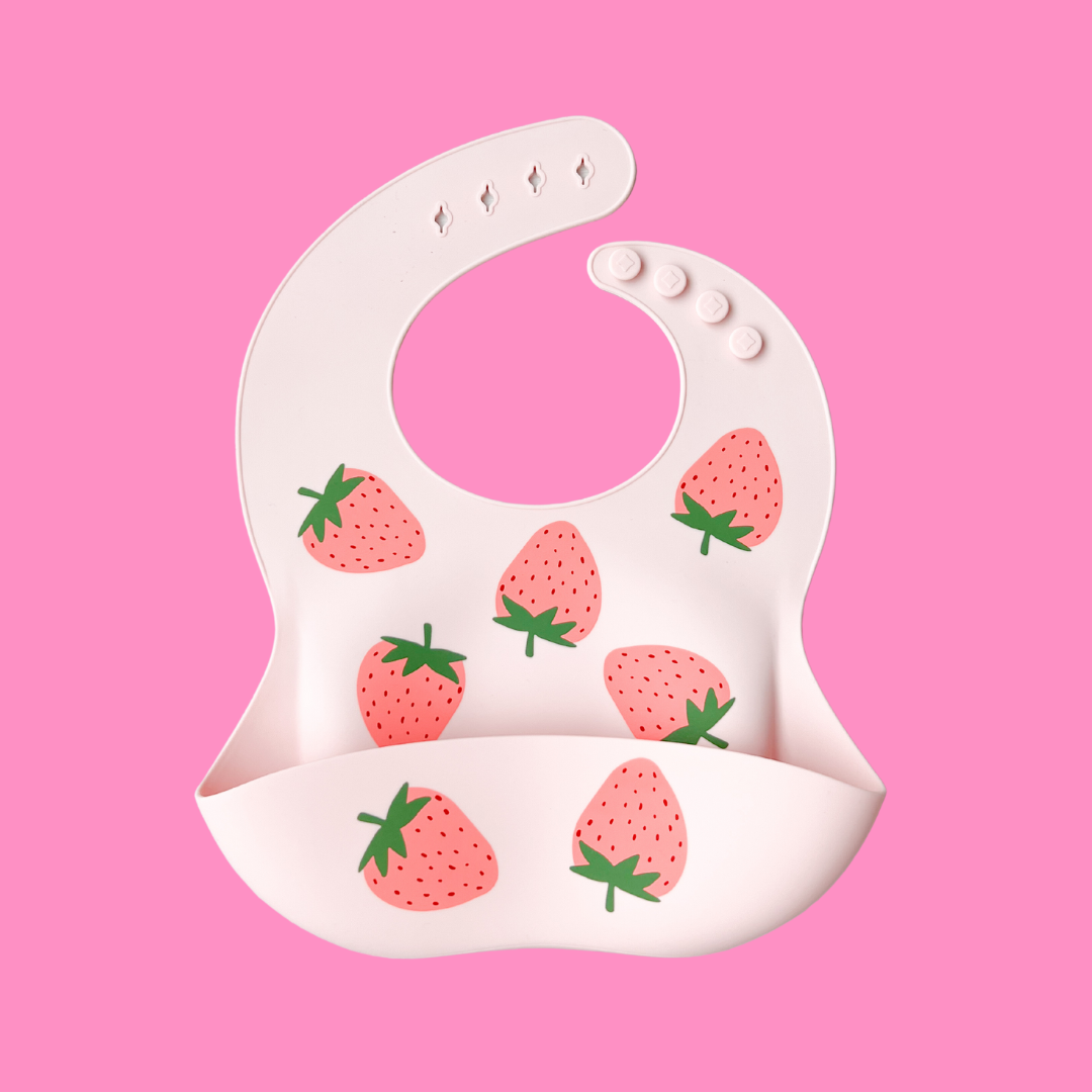 Strawberry bib deals