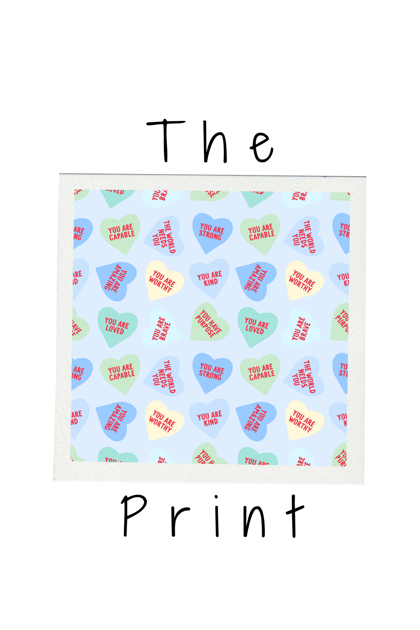 Blue Convo Hearts PJ Set